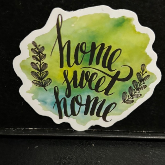 HOME SWEET HOME QUOTE STICKER - Picture 1 of 1
